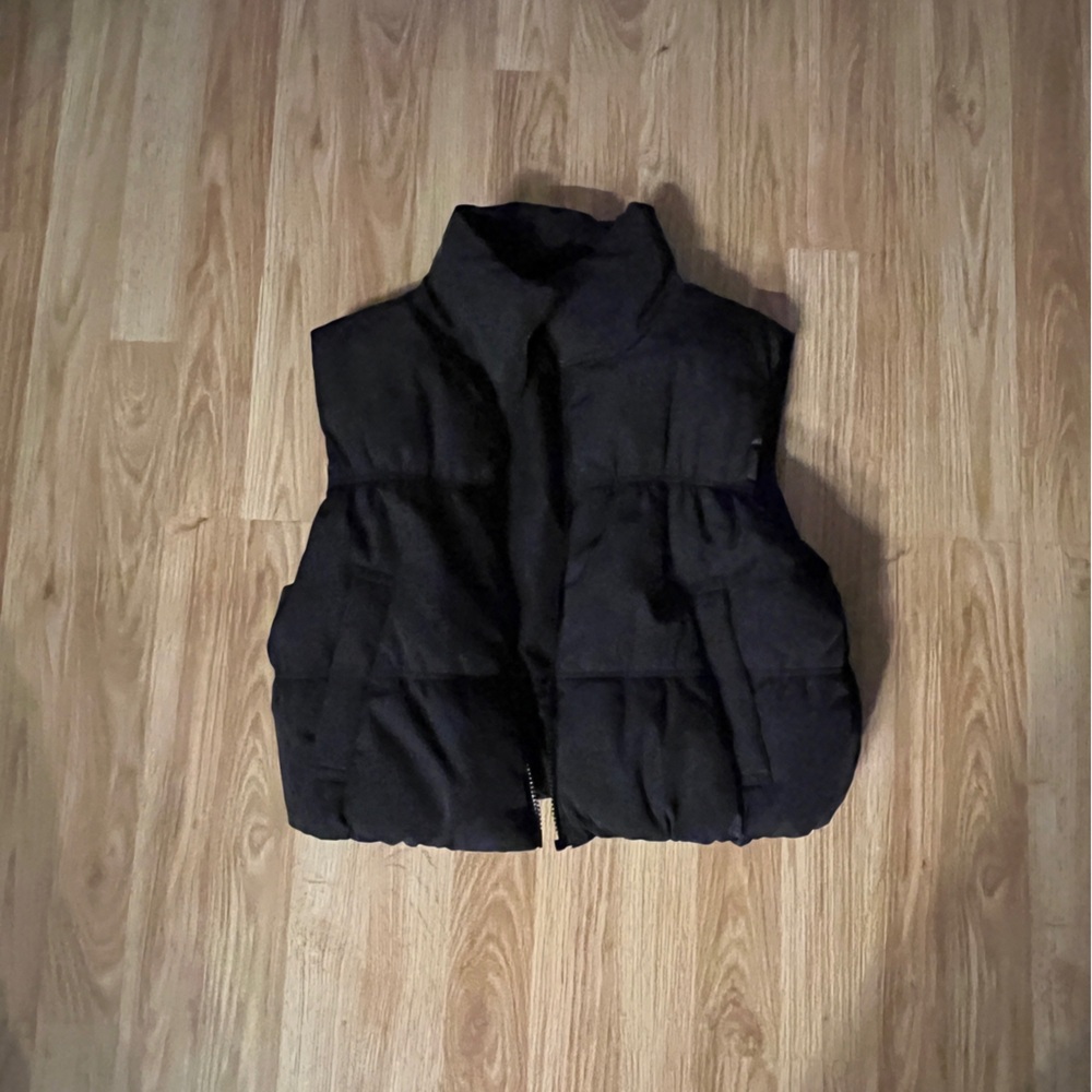 Black Puffer Vest
